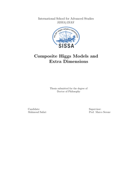 Composite Higgs Models and Extra Dimensions
