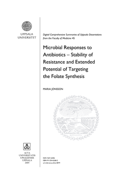 Stability of Resistance and Extended Potential of Targeting the Folate Synthesis