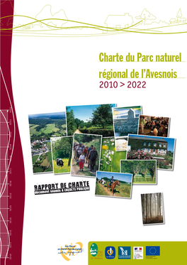 Charte Du Parc Naturel Régional De L'avesnois