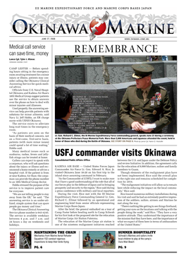 Remembrance See Story on Page 8