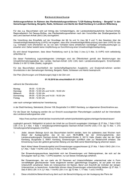 L129 Radweg Kemberg – Bergwitz" in Den Gemarkungen Kemberg, Bergwitz, Radis, Schleesen Und Ateritz Der Stadt Kemberg Im Landkreis Wittenberg