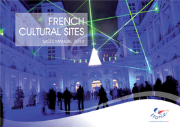 French Cultural Sites Sales Manual 2013
