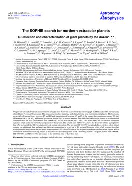 X. Detection and Characterization of Giant Planets by the Dozen?,??