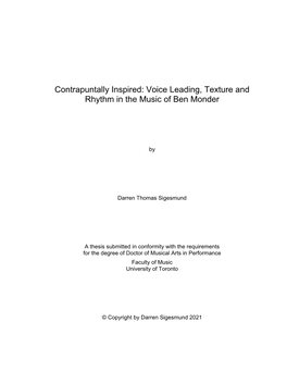 Darren Sigesmund Final Dissertation