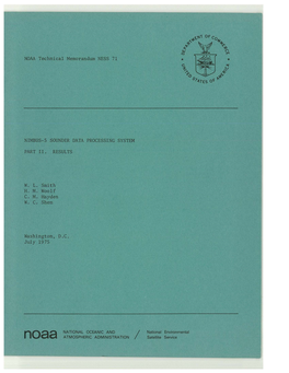 NIMBUS-5 Sounder Data Processing System. Pt. II. Results