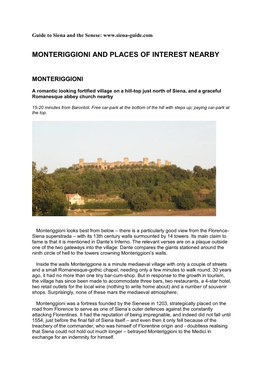 Monteriggioni and Places Nearby2.Pdf