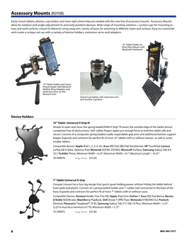 Accessory Mounts (K0108)