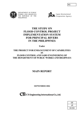 The Study on Flood Control Project Implementation System for Principal Rivers in the Philippines