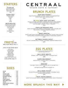 Egg PLATES BRUNCH PLATES Starters Friets5.95 Sides