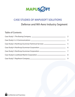 Mil Aero Case Study