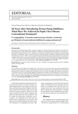 Estrogens in Peptic Ulcer Healing