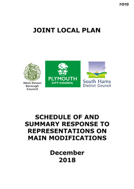 Joint Local Plan