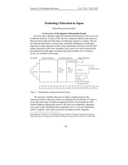 Technology Education in Japan