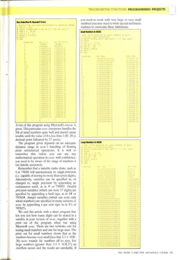 A Run of This Program Using Microsoft's MBASIC Is Given. This Particular