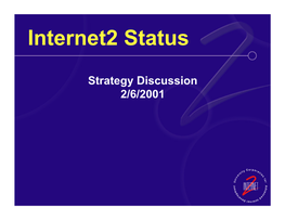 Internet2 Status