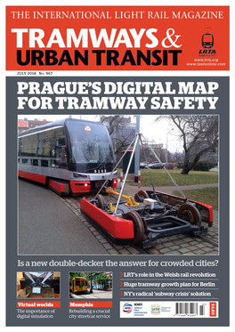 Prague's Digital Map for Tramway Safety