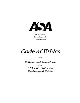 Code of Ethics