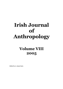 Irish Journal of Anthropology