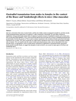 Downloaded from Bioscientifica.Com at 09/30/2021 06:45:27PM Via Free Access 540 a C Guzzo and Others