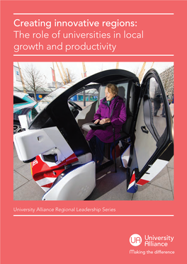 Creating Innovative Regions: the Role of Universities in Local Growth and Productivity