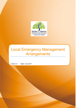 Local Emergency Management Arrangements