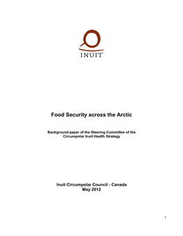 Food Security Across the Arctic