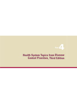 Disease Control Priorities, Third Edition, Volume 9