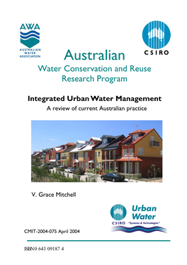 Integrated Urban Water Management