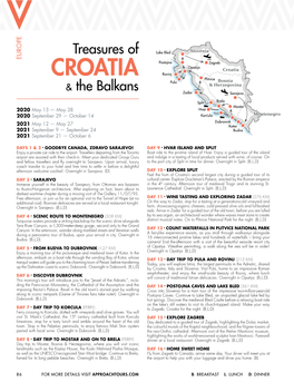 Croatia Rovinj CROATIA Plitvice Pula Bosnia & the Balkans & Herzegovina Zadar Sarajevo