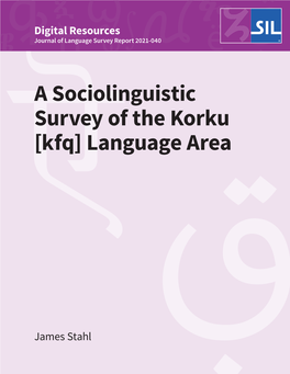 A Sociolinguistic Survey of the Korku [Kfq] Language Area