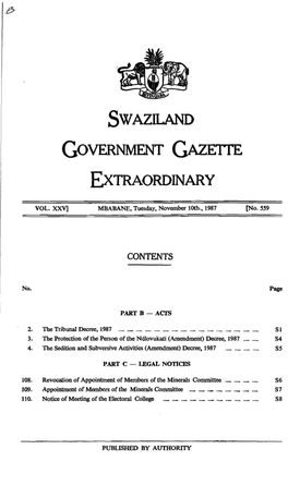 (Government Gazette E;Xtraordinary