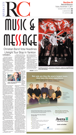 Christian Band Vota Headlines Lifelight Tour Stop in Yankton