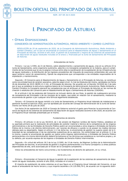 Boletín Oficial Del Principado De Asturias