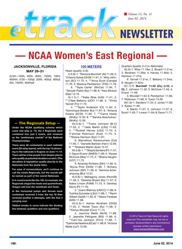 — NCAA Women's East Regional —