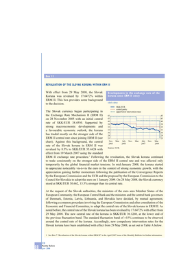 Revaluation of the Slovak Koruna Within Erm Ii