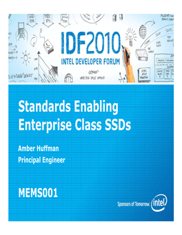 St D D E Bli Standards Enabling Enterprise Class Ssds P