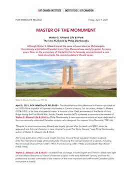 Master of the Monument