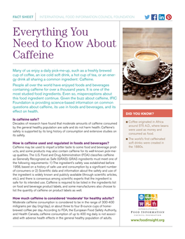 Everything You Need to Know About Caffeine