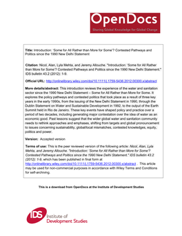 Contested Pathways and Politics Since the 1990 New Delhi Statement