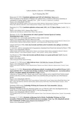 Lathyrus Database: Lathyrism &lt;1970 Bibliography