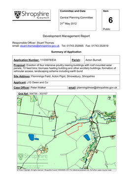 Development Management Report