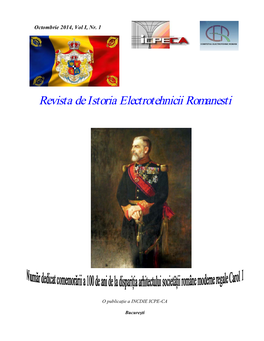Revista De Istoria Electrotehnicii Românești 2014