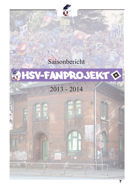 Saisonbericht HSV-Fanprojekt 13/14