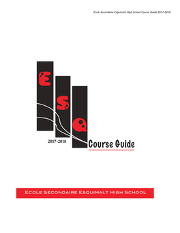 École Secondaire Esquimalt High School Course Guide 2017-2018