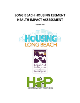 Long Beach Housing Element Health Impact Assessment