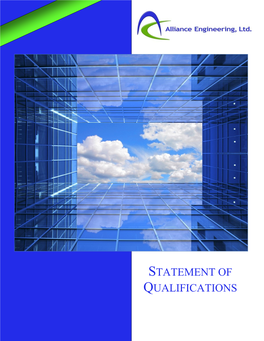 Statement of Qualifications Table of C Ontents