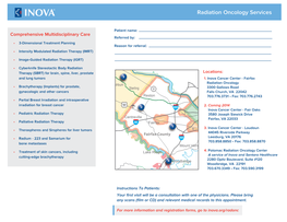 Radiation Oncology Services