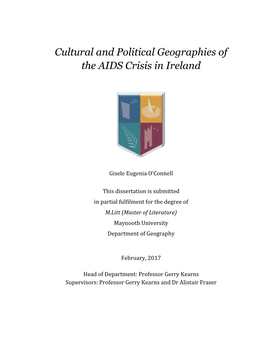 Cultural and Political Geographies of the AIDS Crisis in Ireland