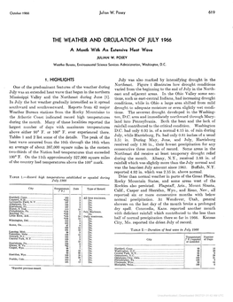 The Weather and Circulation of July 1966