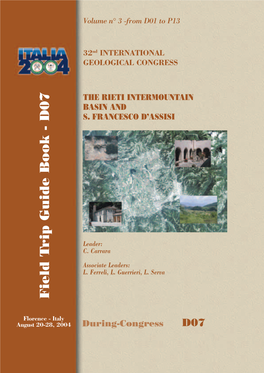 D07 Copertina R OK C August 20-28,2004 Florence -Italy